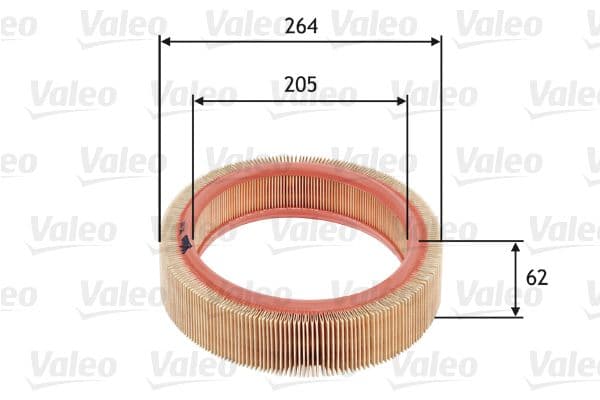 BCH 1457429923 Hava Filtresi  R 9 / R 11 / R 19 Ie Flash/E7j/Honda Accord Ii/Volvo 440